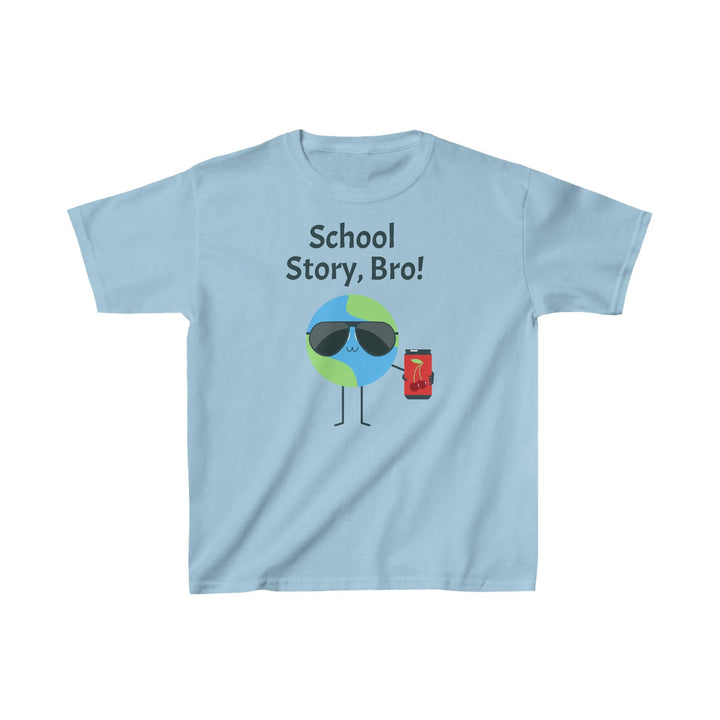 Kids Cotton Tee, Kids T-Shirt with School Story Bro Graphics - CIASARA