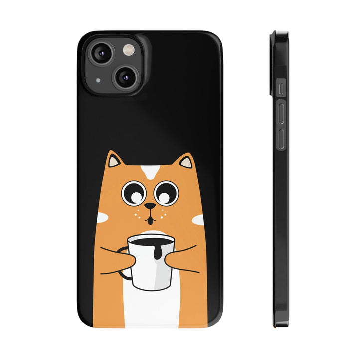 PopularityPro Slim iPhone Case with Smart Cat Design Print, Case-Mate - CIASARA