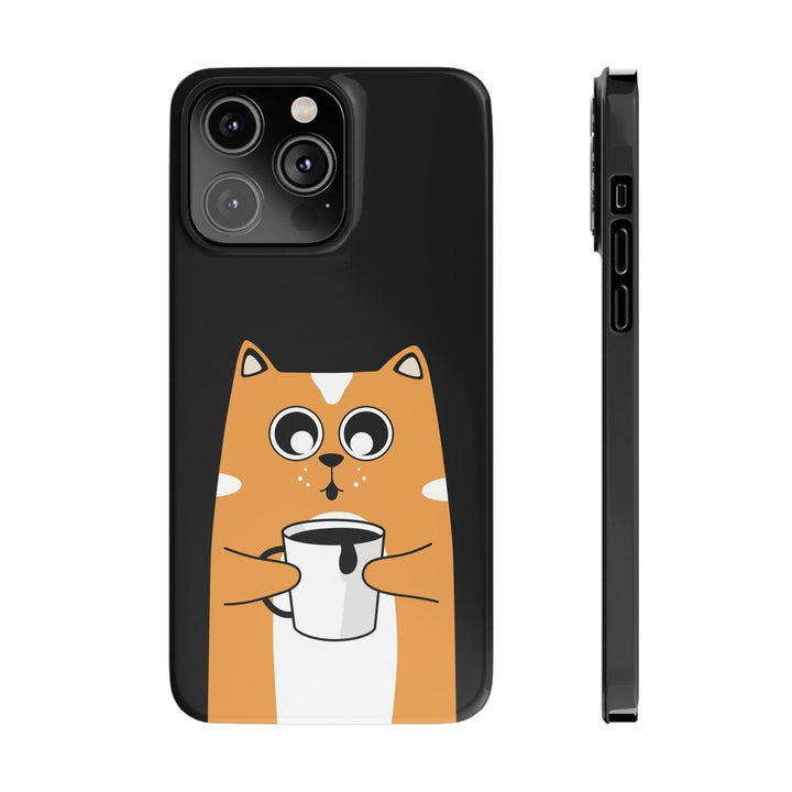 PopularityPro Slim iPhone Case with Smart Cat Design Print, Case-Mate - CIASARA