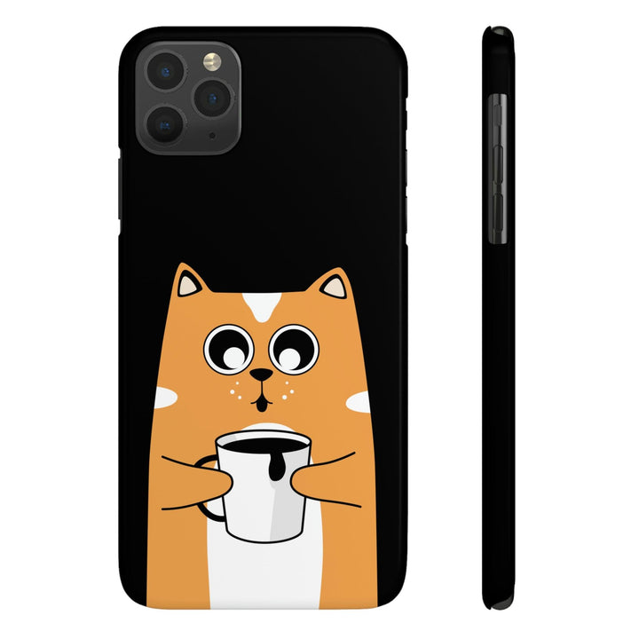 PopularityPro Slim iPhone Case with Smart Cat Design Print, Case-Mate - CIASARA