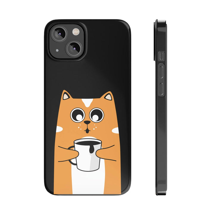 PopularityPro Slim iPhone Case with Smart Cat Design Print, Case-Mate - CIASARA