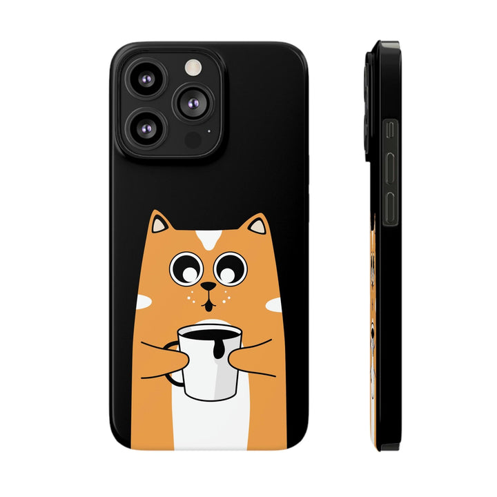 PopularityPro Slim iPhone Case with Smart Cat Design Print, Case-Mate - CIASARA